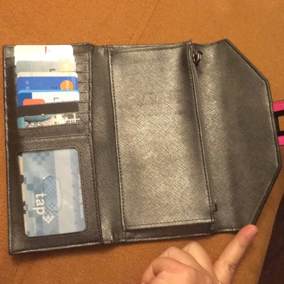 EUC Hot Pink Rebecca Minkoff Trifold Wallet - Picture 4 of 8